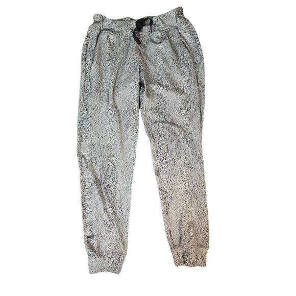 Lululemon Ready to Rulu Pant in Running Luon Spray Jacquard White Black Size 8 - Picture 5 of 12